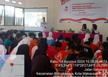 Penyebarluasan Informasi Peluang Kerja Luar Negeri BP2MI Membuka Wawasan Siswa dan Alumni SMKN 9 Makassar