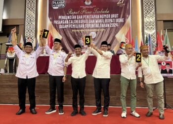 Penetapan Nomor Urut Paslon, Bawaslu Bone Hadir Lakukan Pengawasan Melekat