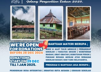 Aksi Kemanusiaan Jelang Pergantian Tahun, Rawallangi Adventure Akan Berkegiatan di Dusun Terpencil