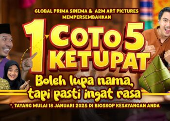 1 Coto 5 Ketupat: Cinta, Komedi, dan Kehangatan Keluarga