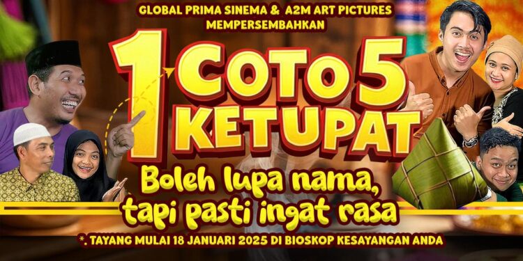 1 Coto 5 Ketupat: Cinta, Komedi, dan Kehangatan Keluarga